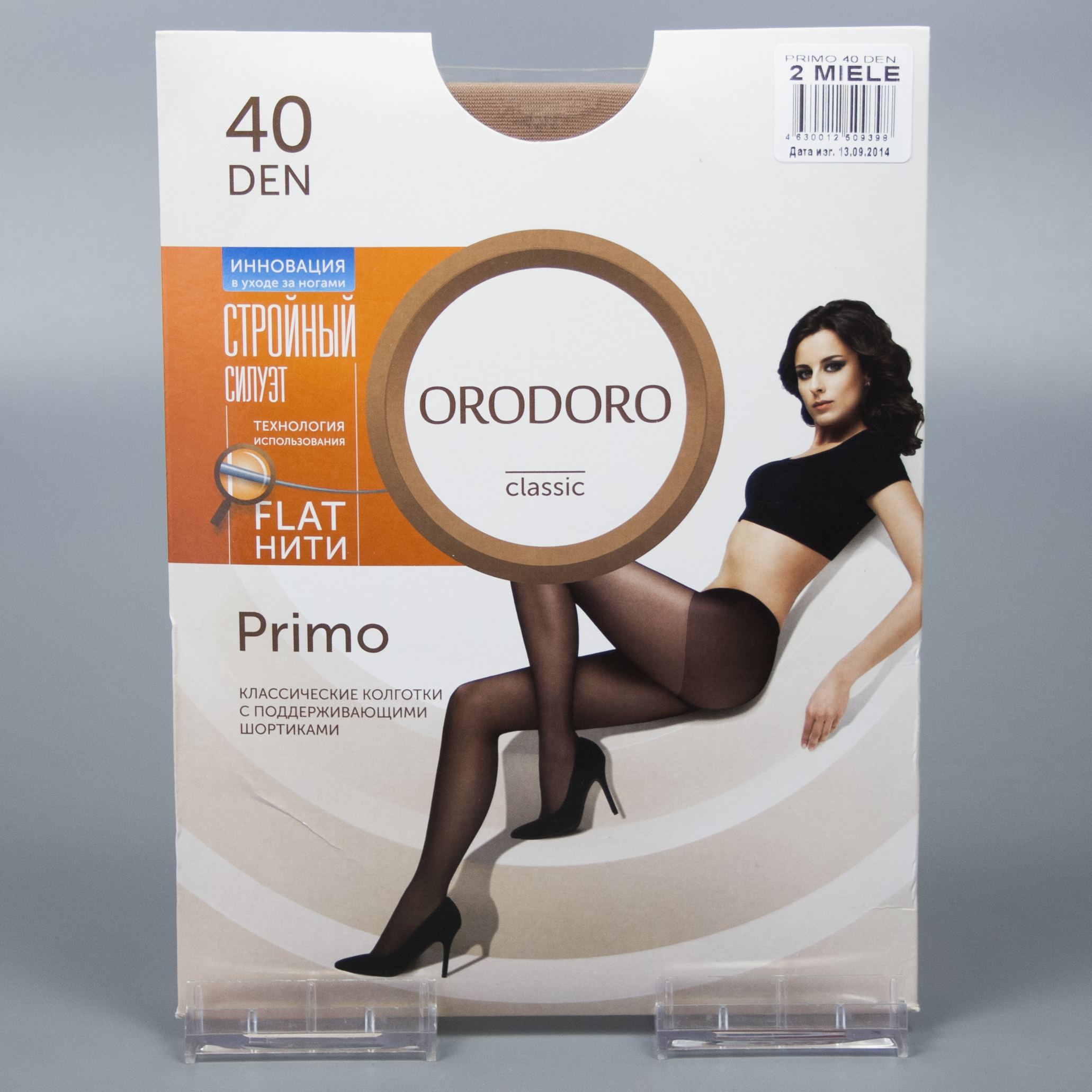 Колготки ORODORO (Primo) 40 Den, цвет легкий загар (miele), размер 2