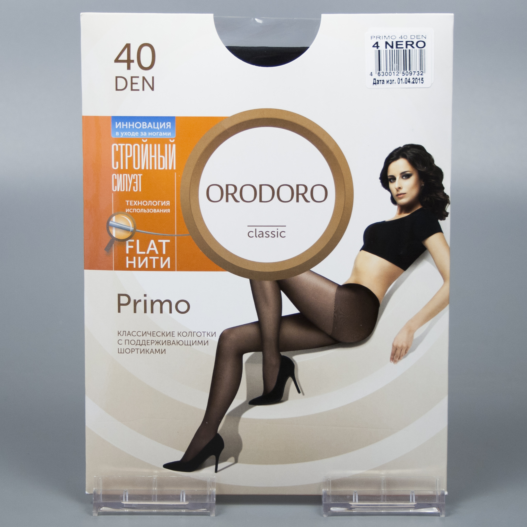 Колготки ORODORO (Primo) 40 Den, цвет черный (nero), размер 2