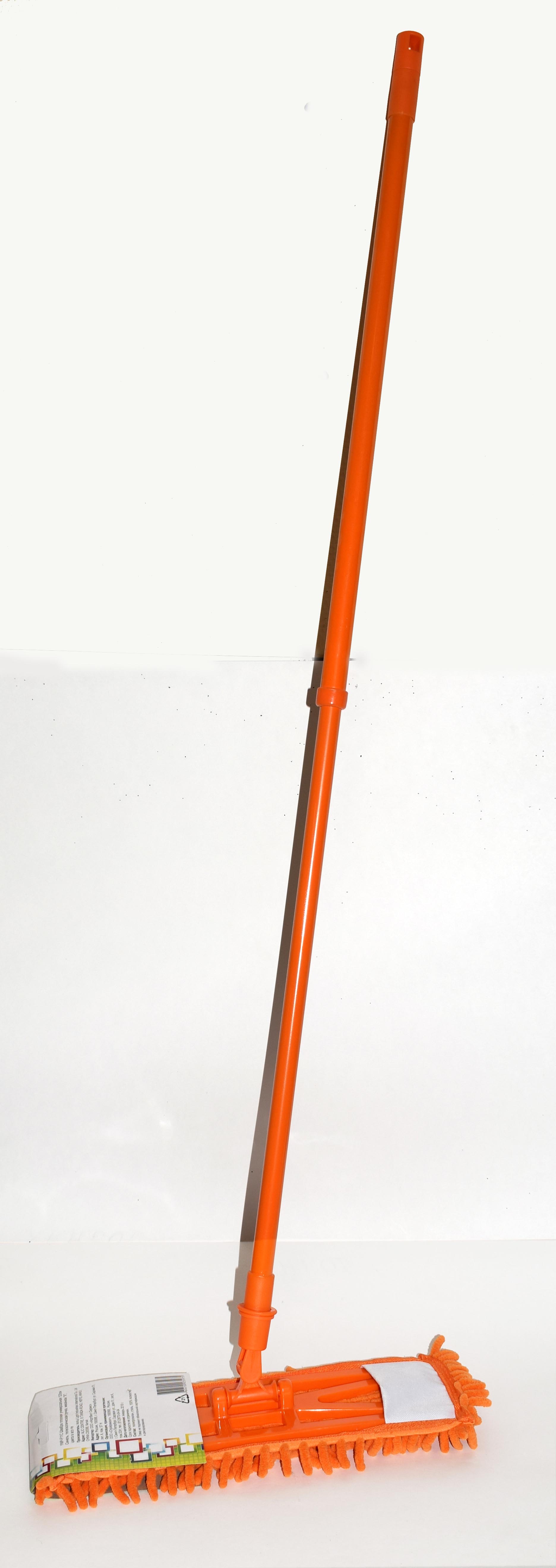 YMP-F11C Швабра плоская универсальная 120см Синель, телескопич. ручка, механизм 