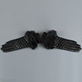 Кт XHL013А-7,5 Перчатки женские черные, размер 7,5, т.м. ТВОЙ ЦВЕТ