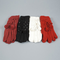 Кт FRS011-FRS011С Перчатки жен. вяз., в асс(черные,белые,бордовые,красные), т.м. 