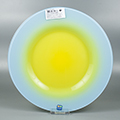 НЗ 83-689-ф32 Тарелка круглая 32 см, желтый с голубым, т.м. NiNa Glass
