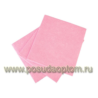 912-038 Салфетка вискозная 30*38 см, цвет розовый